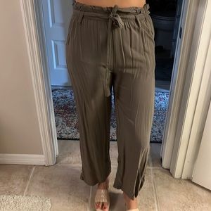 Flowy green pants